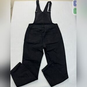 Madewell Womens Overalls Black Skinny Lunar Wash Stretch Size XL